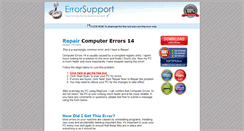 Desktop Screenshot of pcrepairpro14.com